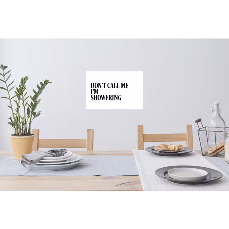 Muursticker - Tekst - Modern - Zwart - Wit — 3
