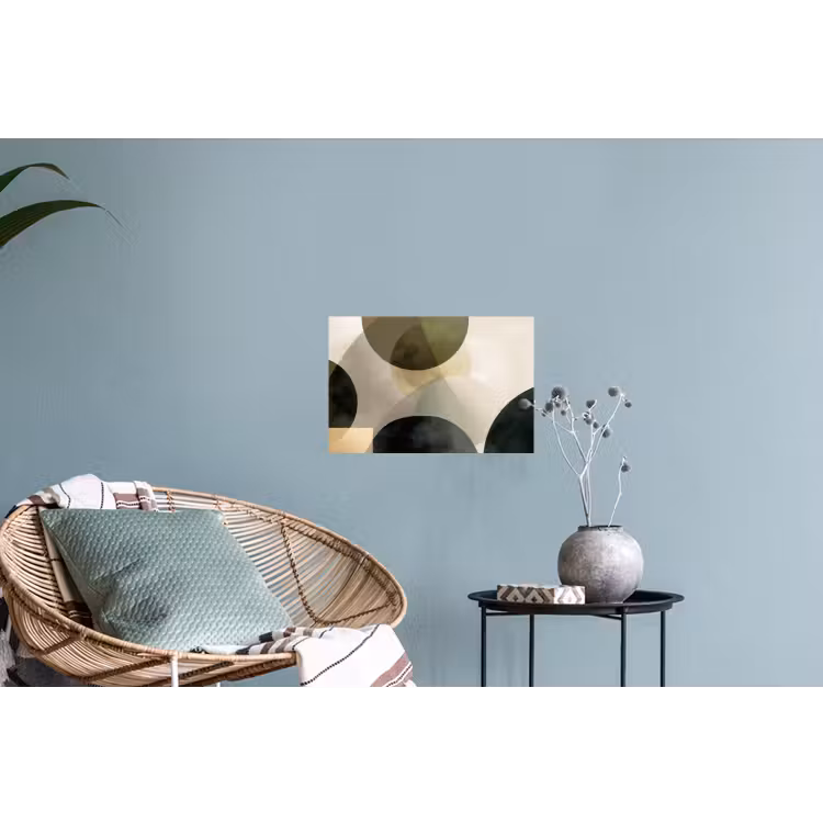 Muursticker - Vlakken - Abstract - Beige - Cirkels — 4