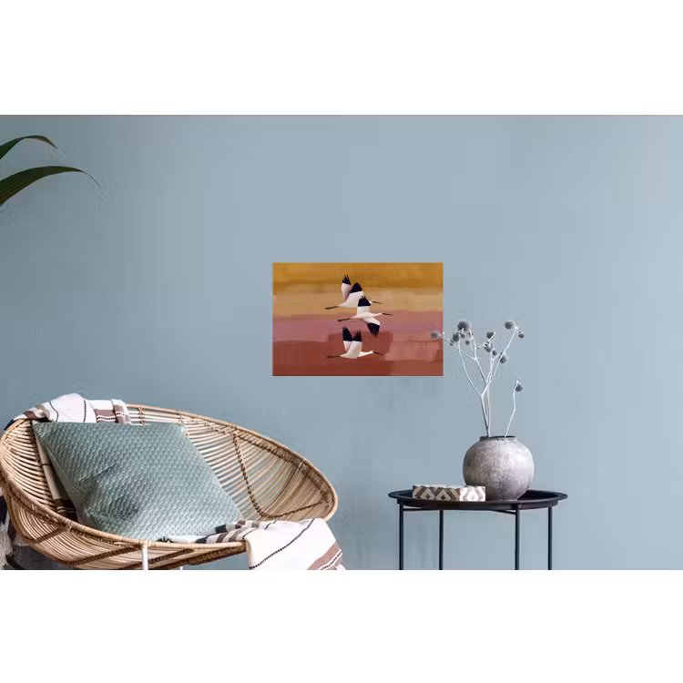 Muursticker - Vogels - Snavel - Abstract — 4