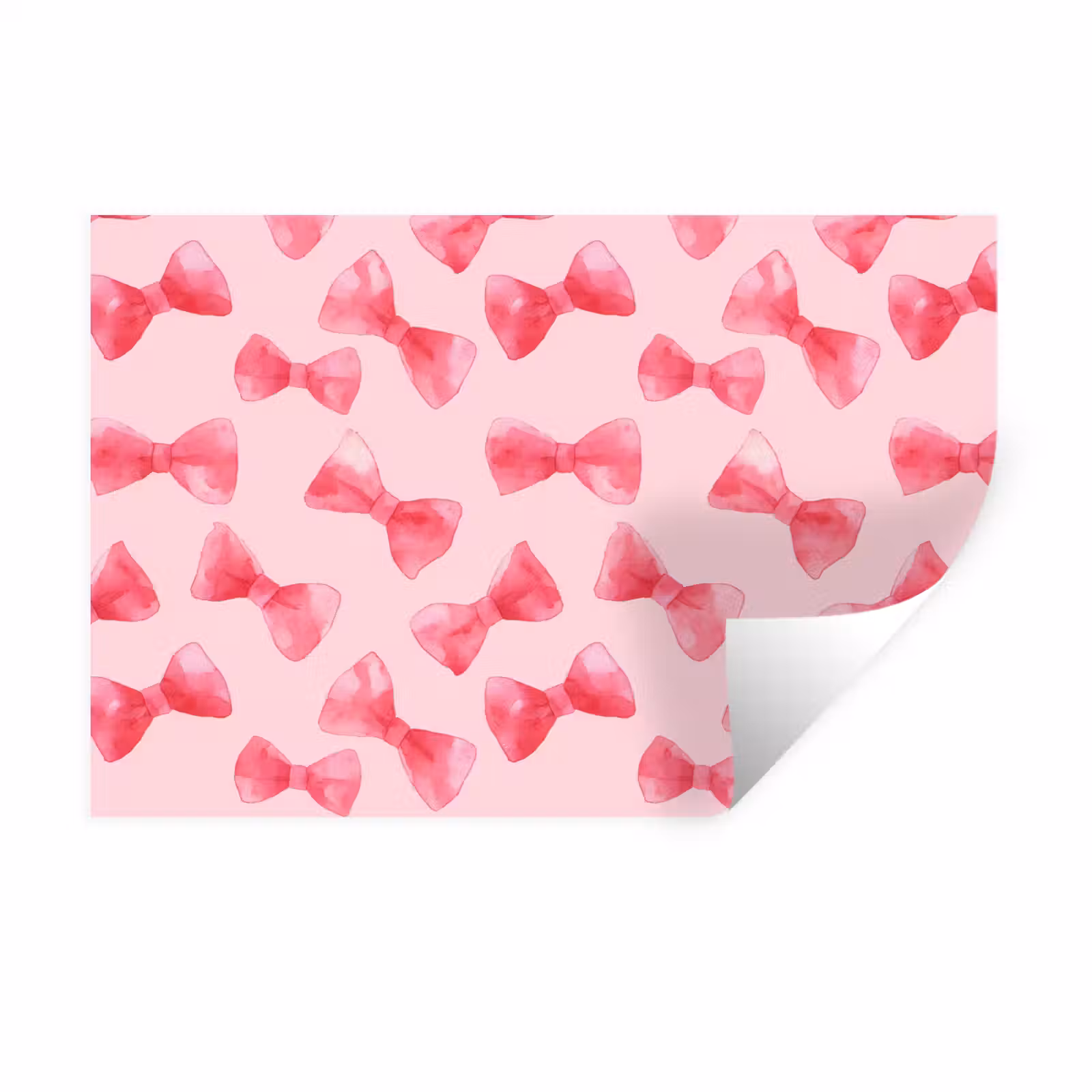 Muursticker - Strikken - Aquarel - Roze — 1