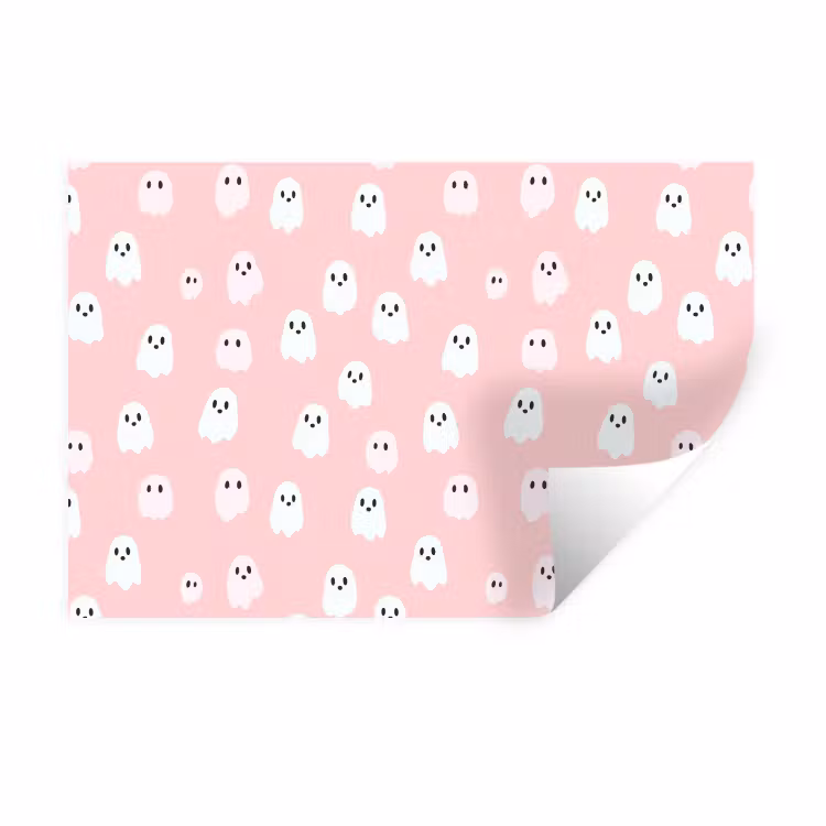 Muursticker - Spookjes - Patroon - Roze — 1