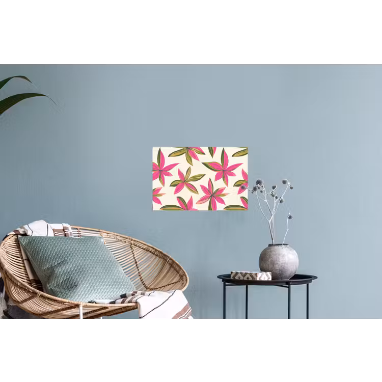 Muursticker - Tropisch - Bloem - Roze — 4