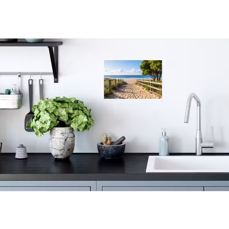 Muursticker - Strand - Zandpad - Oceaan - Natuur — 2