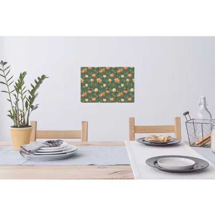 Muursticker - Tulpen - Botanisch - Groen — 3