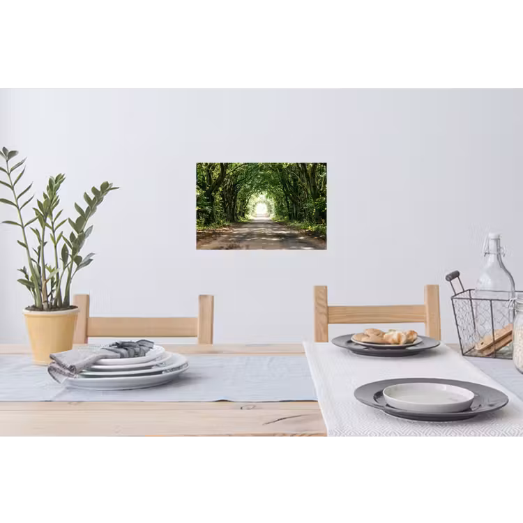 Muursticker - Weg - Bomen - Natuur - Groen — 3
