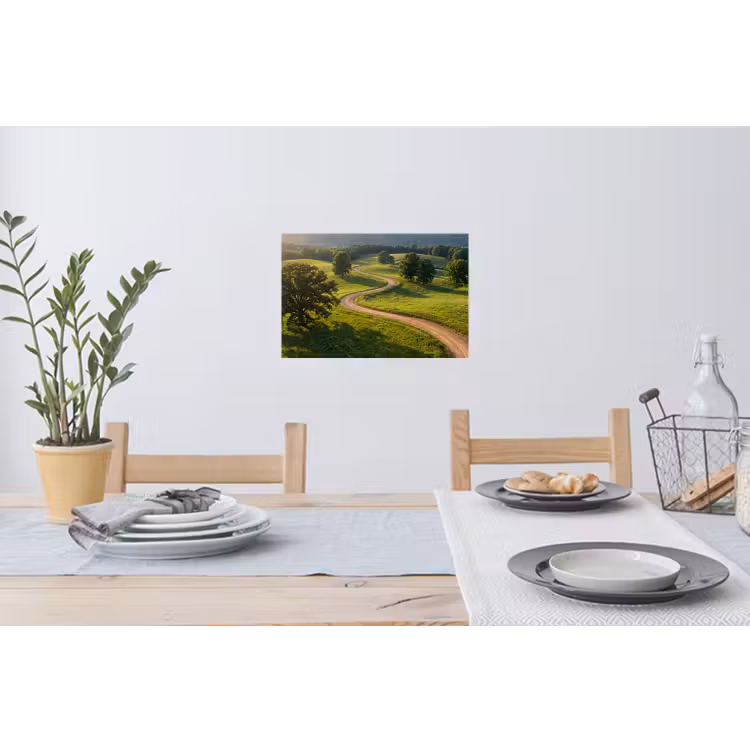 Muursticker - Weg - Weide - Natuur - Groen — 3