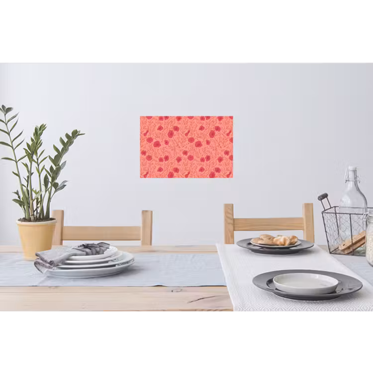 Muursticker - Weidebloemen - Romantisch - Roze — 3