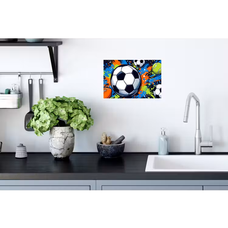 Muursticker - Sport - Ballen - Kleurrijk — 2