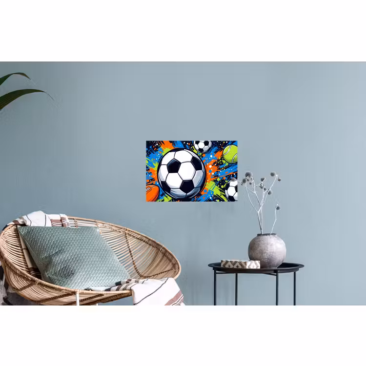 Muursticker - Sport - Ballen - Kleurrijk — 4