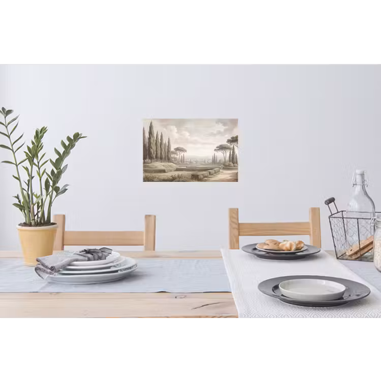 Muursticker - Vallei - Tuin - Natuur - Groen — 3