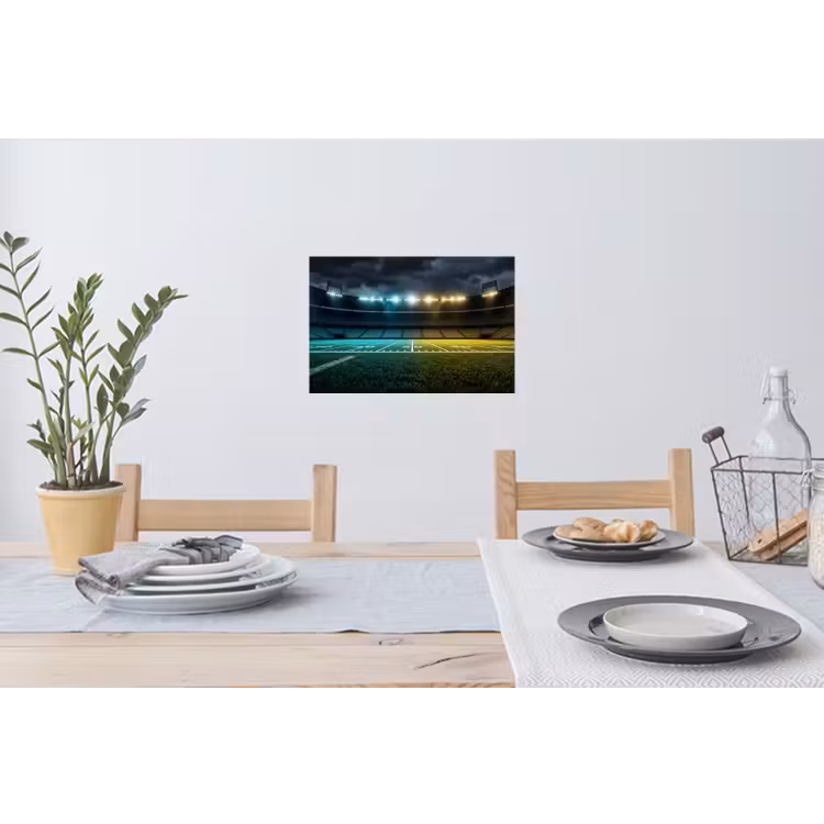 Muursticker - Voetbal - Stadion - Nacht - Modern — 3