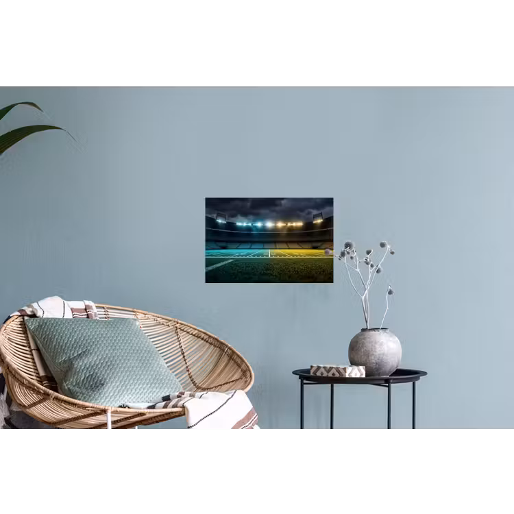 Muursticker - Voetbal - Stadion - Nacht - Modern — 4