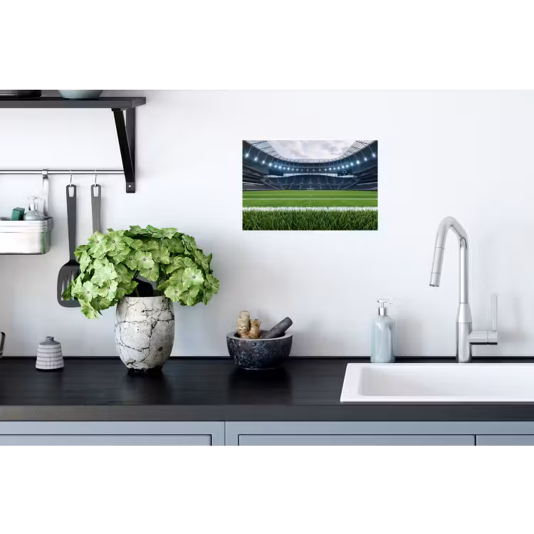 Muursticker - Voetbal - Stadion - Sport - Groen — 2