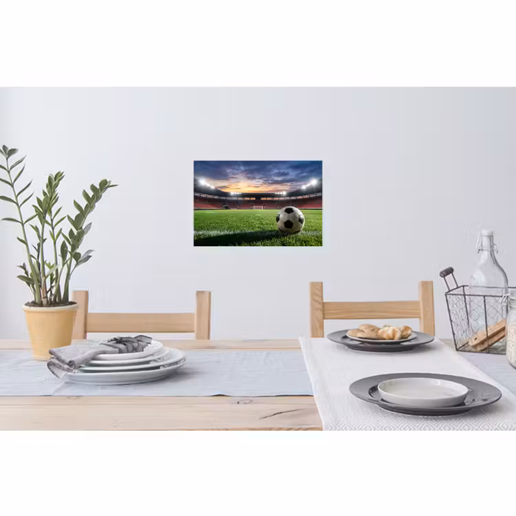Muursticker - Voetbal - Stadion - Sport - Groen — 3
