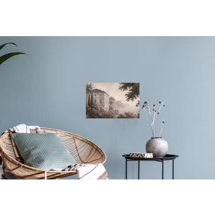 Muursticker - Zee - Villa - Beige — 4