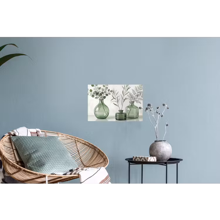 Muursticker - Vazen - Bladeren - Groen — 4