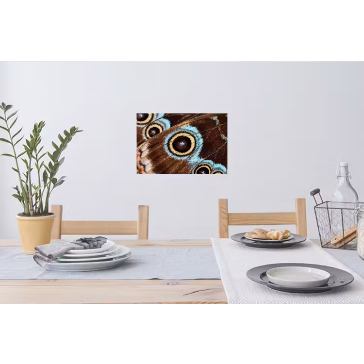 Muursticker - Vleugels - Vlinder - Blauw — 3