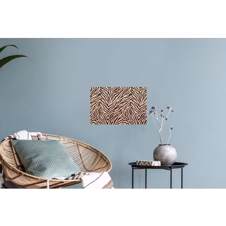 Muursticker - Zebra - Strepen - Bruin — 4