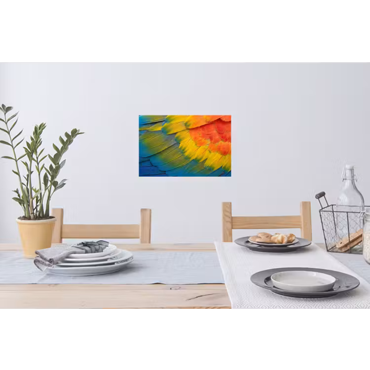 Muursticker - Veren - Ara - Kleurrijk — 3