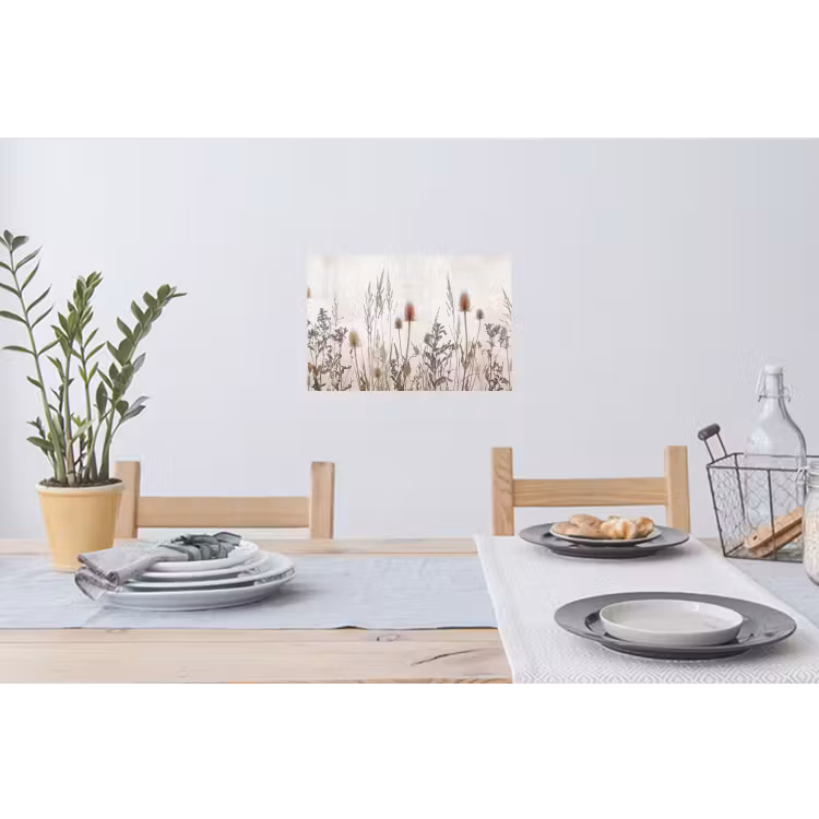 Muursticker - Weidebloemen - Design - Sepia — 3