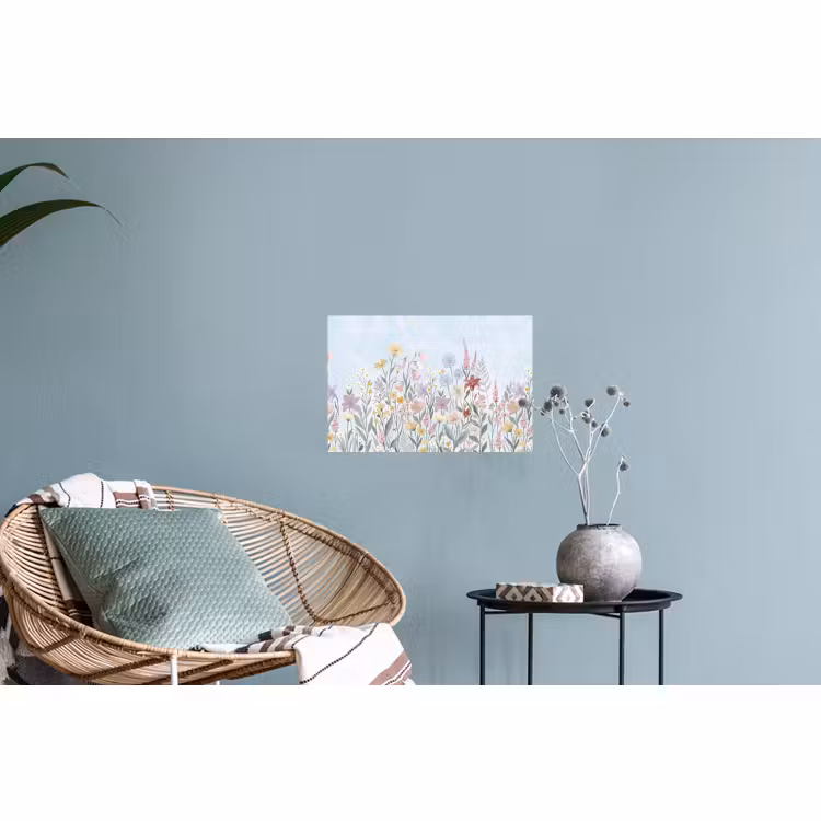 Muursticker - Weidebloemen - Illustratie - Kleurrijk — 4