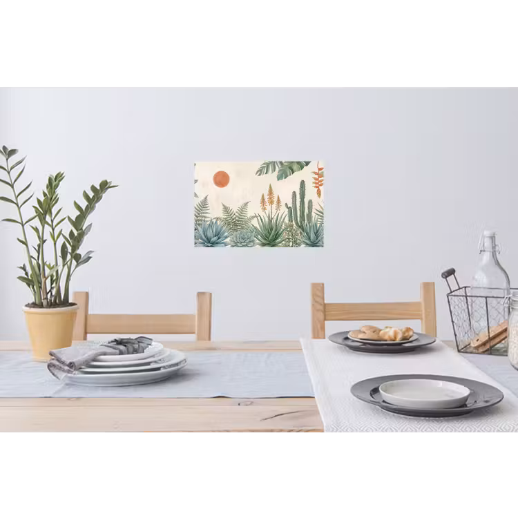 Muursticker - Woestijn - Planten - Groen — 3