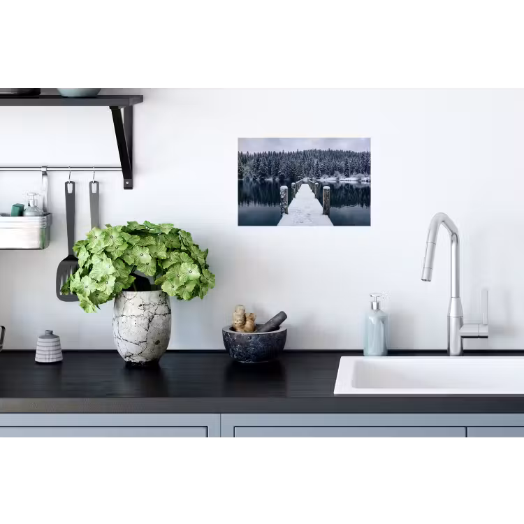 Muursticker - Steiger - Meer - Sneeuw - Bergen - Rustgevend — 2