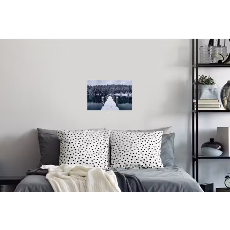 Muursticker - Steiger - Meer - Sneeuw - Bergen - Rustgevend — 5