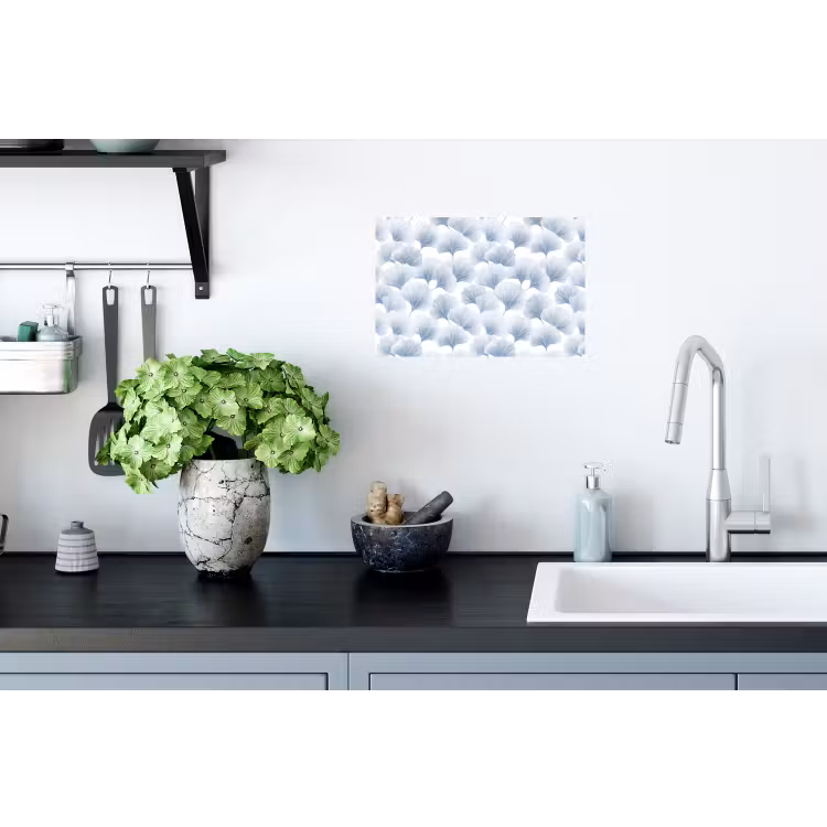 Muursticker - Waaier - Modern - Blauw — 2