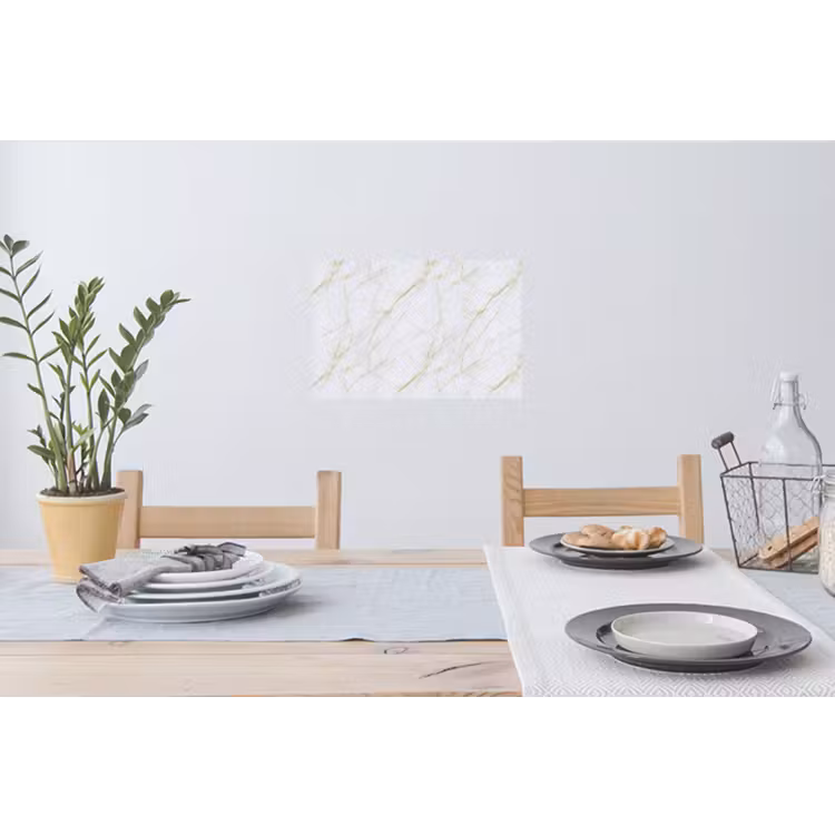 Muursticker - Wit - Marmer - Goud - Luxueus — 3