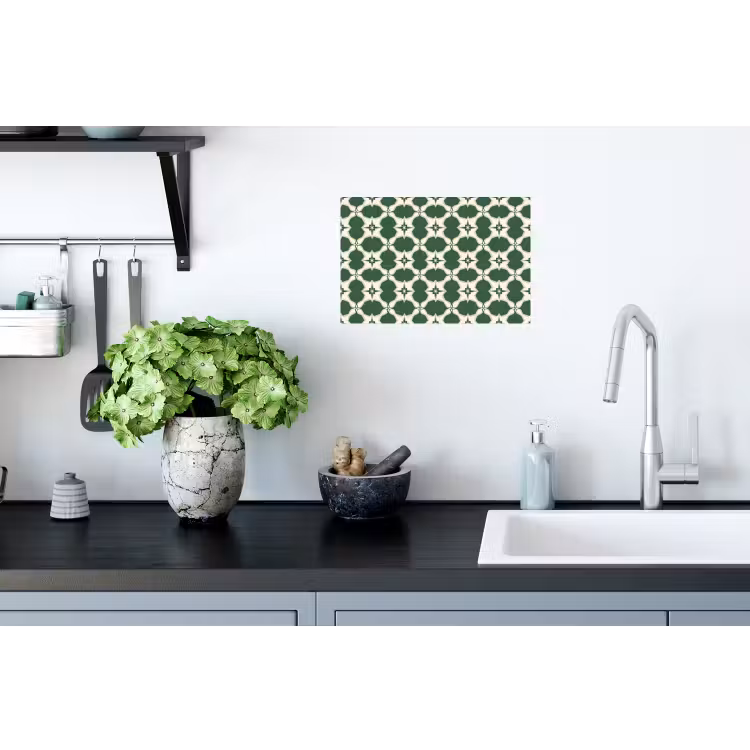 Muursticker - Tegel - Klassiek - Groen — 2