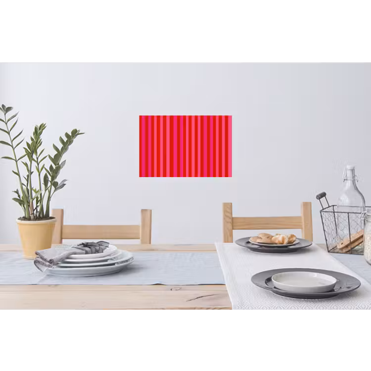 Muursticker - Verticaal - Strepen - Roze — 3