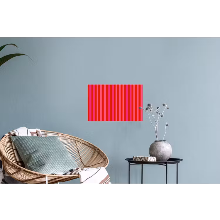 Muursticker - Verticaal - Strepen - Roze — 4