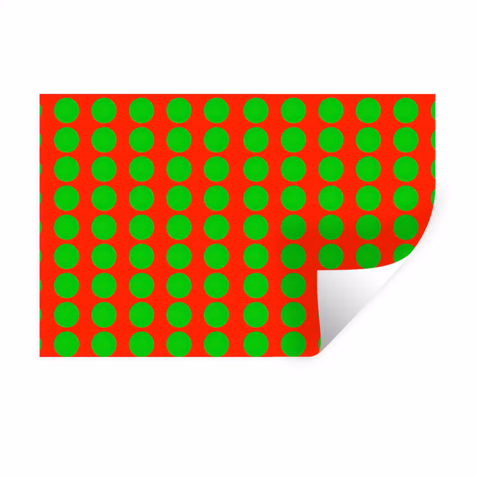 Muursticker - Stippen - Patroon - Groen — 1