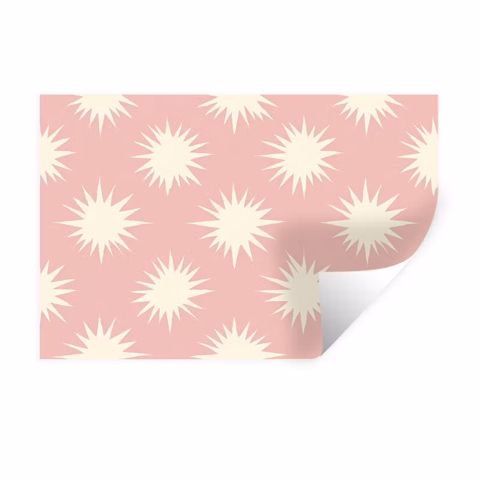 Muursticker - Zonnen - Patroon - Roze — 1