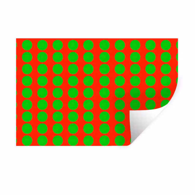 Muursticker - Stippen - Patroon - Groen — 1