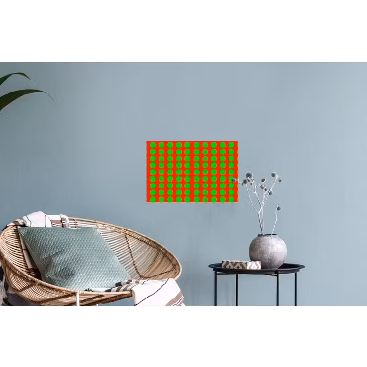 Muursticker - Stippen - Patroon - Groen — 4
