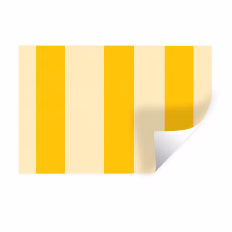 Muursticker - Strepen - Klassiek - Geel — 1