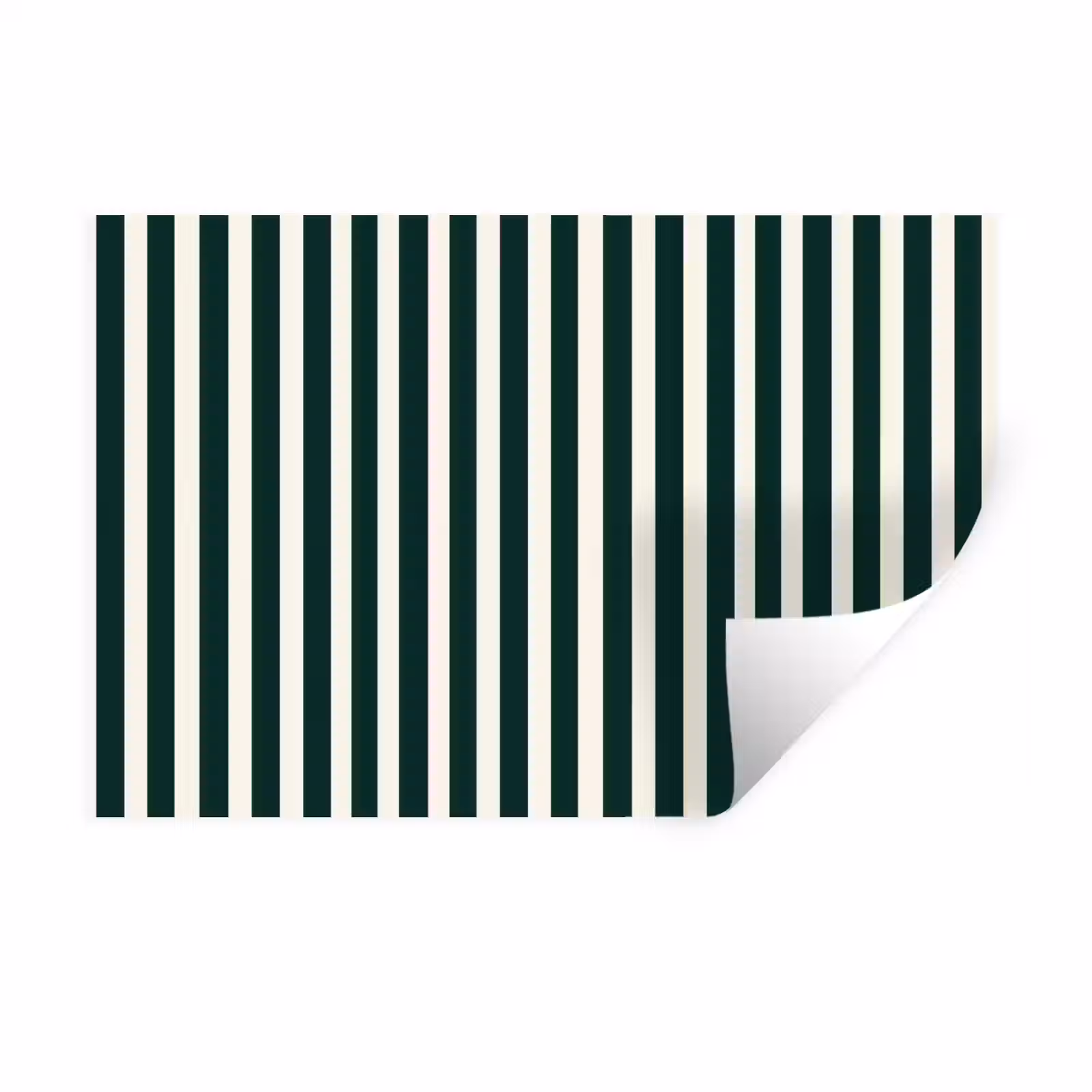 Muursticker - Strepen - Klassiek - Groen — 1