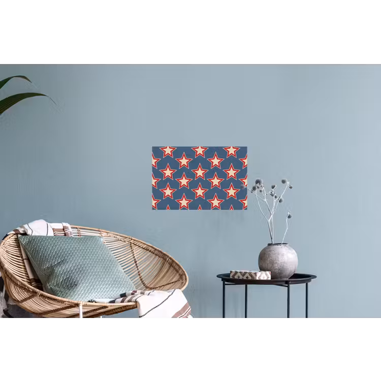 Muursticker - Ster - Klassiek - Blauw — 4
