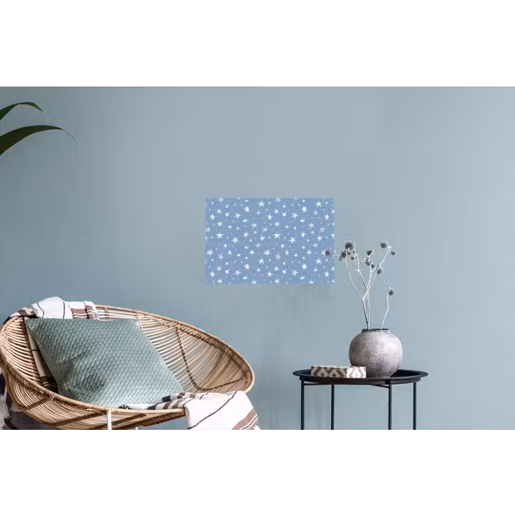Muursticker - Sterretjes - Patroon - Blauw — 4