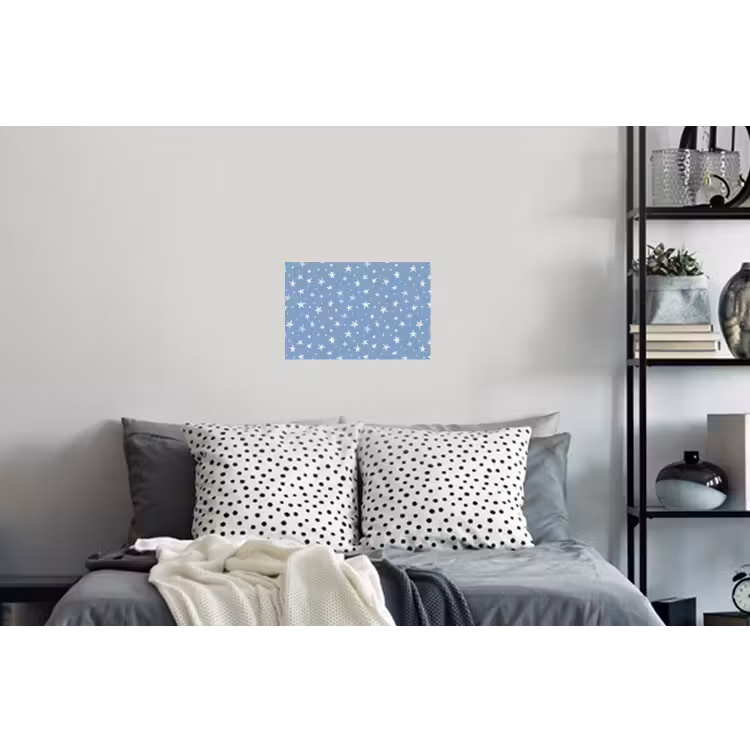 Muursticker - Sterretjes - Patroon - Blauw — 5