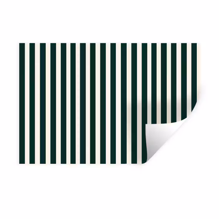 Muursticker - Strepen - Klassiek - Groen — 1