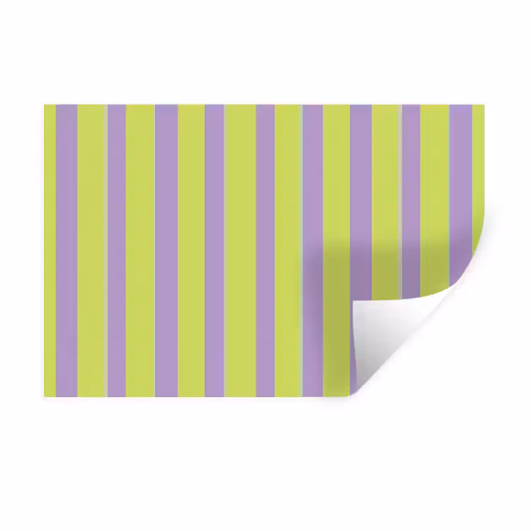 Muursticker - Strepen - Patroon - Groen — 1