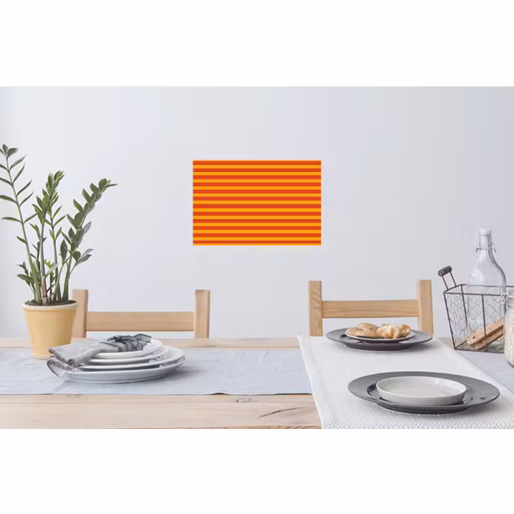 Muursticker - Strepen - Patroon - Oranje — 3