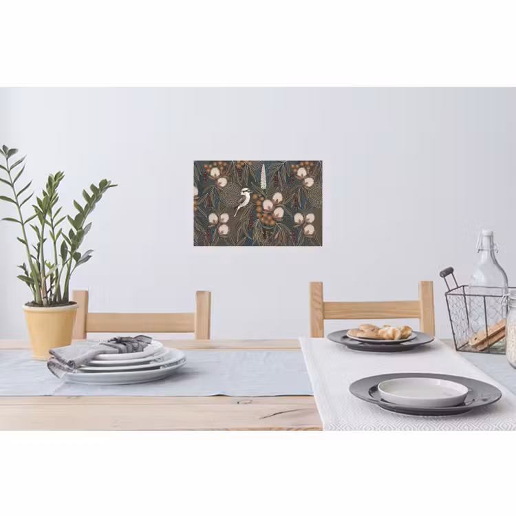 Muursticker - Vogel - Bladeren - Natuur - Illustratie - Groen — 3