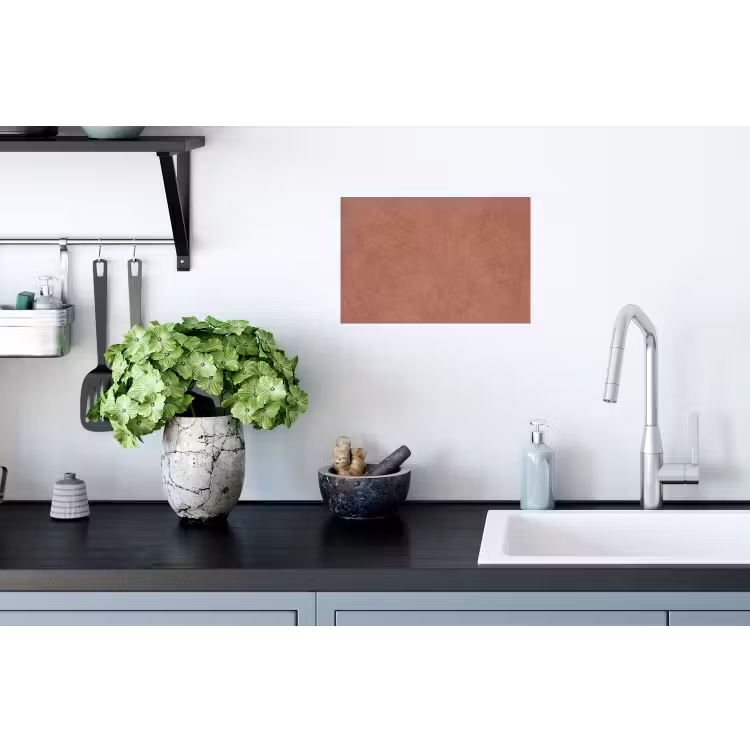 Muursticker - Textuur - Roodbruin - Grof - Modern — 2
