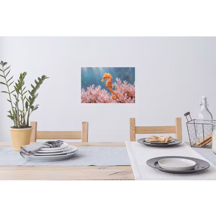 Muursticker - Vis - Koraal - Oceaan - Macro - Oranje — 3