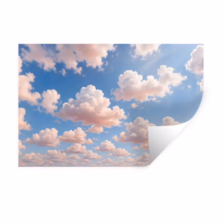 Muursticker - Wolken - Hemel - Natuur - Licht - Blauw — 1