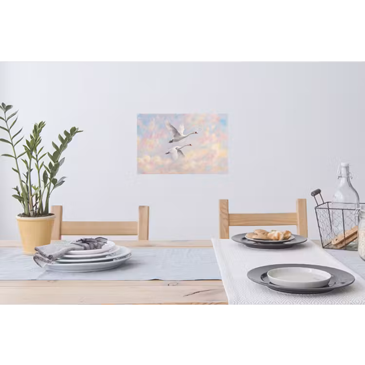 Muursticker - Vogel - Vliegend - Lucht - Modern - Pastel — 3